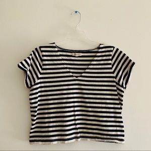 Madewell striped box tee
